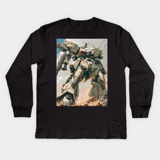 Winged Warriors: Gundam Wing, Mecha Epic, and Anime-Manga Legacy Unleashed Kids Long Sleeve T-Shirt